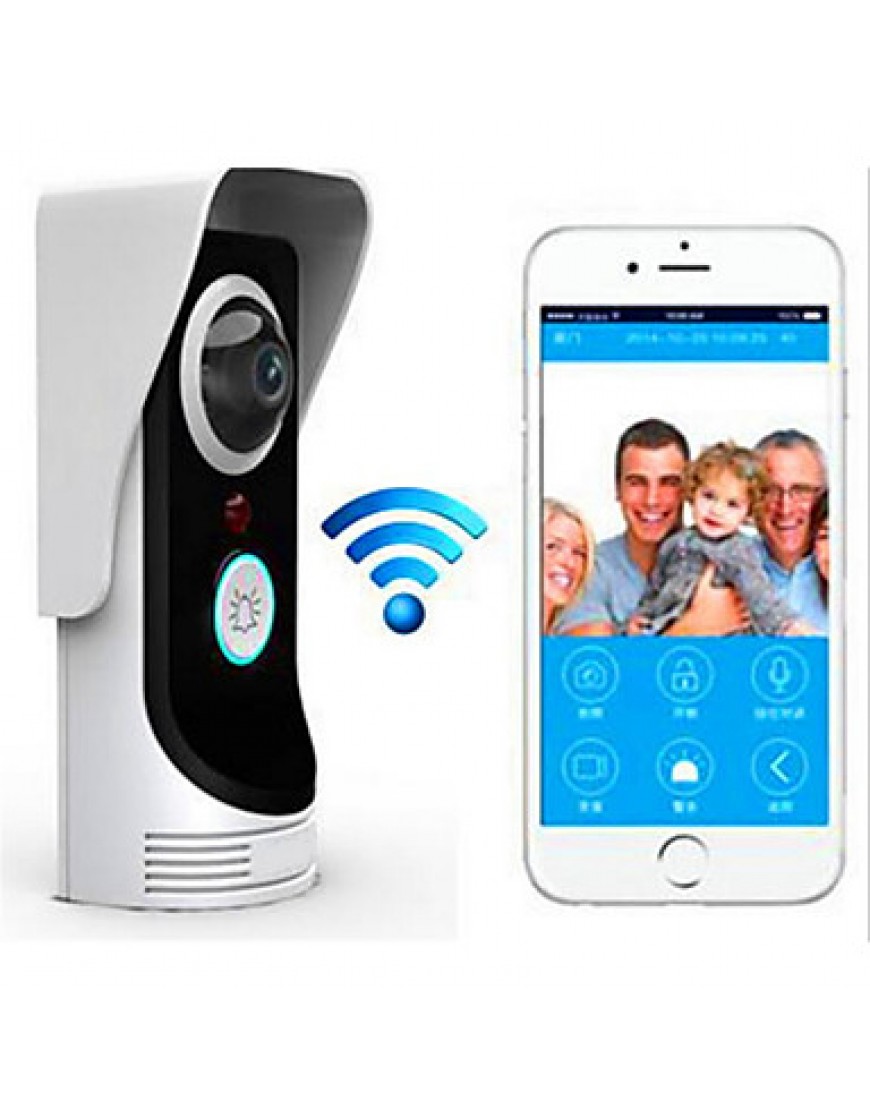 WiFi Wireless Video Intercom Doorbell Intercom Doorbell Mobile Mobile Phone Remote Lock Detection Alarm Monitoring