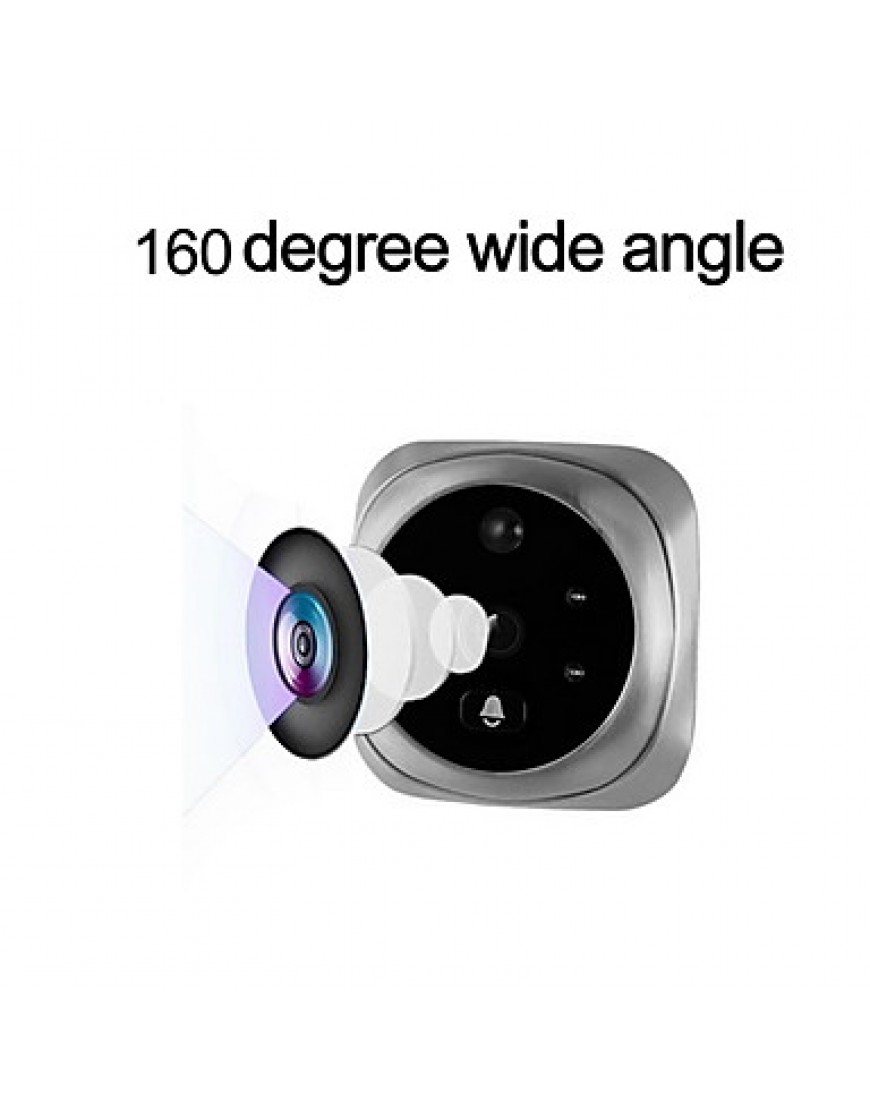 4.3Inch 1.0MP Door camera with 8GB TF Card 4 IR Night View Digital Door Viewer