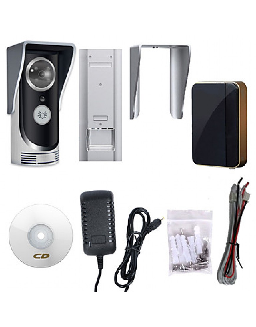 WiFi Smart Video Doorphone 0.3Mega Pixels Wireless Video Doorbell AP Intercom System Rainproof Android IOS APP Mobile